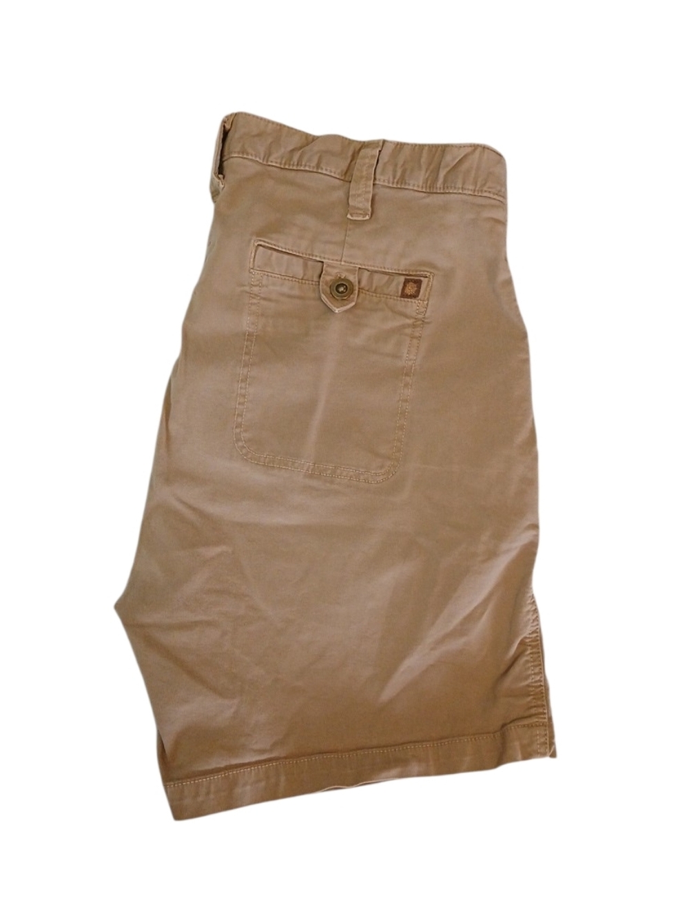The Territory Ahead Shorts Mens Khaki Beige Cotton Ribbed 36/Men